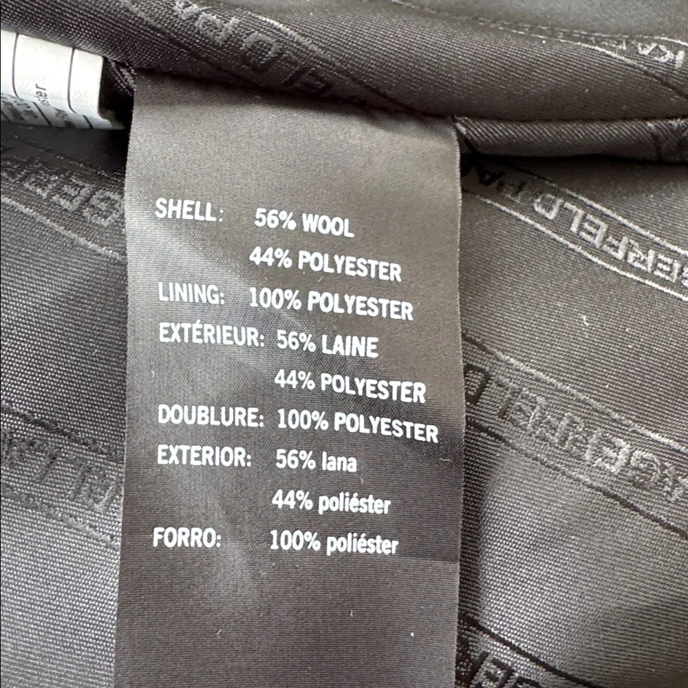 KARL LAGERFELD NWT WINTER ZIP AND SNAP COAT IN HEATHER GRAY XL - Picture 11 of 16